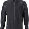 Werbeartikel Fleece Jacke Structure - black/carbon