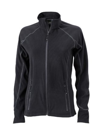 SlazengDamen Fleece Jacke Structureer Damen Fleece Jacke - black/carbon