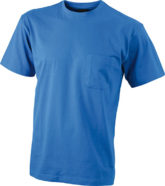 Mens Round-T Pocket T-Shirt - royal