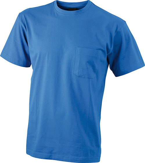 Mens Round-T Pocket T-Shirt - royal