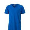 T-Shirt Slim Fit Men mit V-Ausschnitt - cobalt