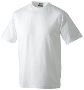 Herren-Shirt Workwear James Nicholson - white