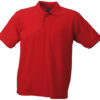 Poloshirt mit Brusttasche - red