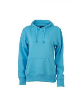 Damen Kapuzen Sweater - skyblue