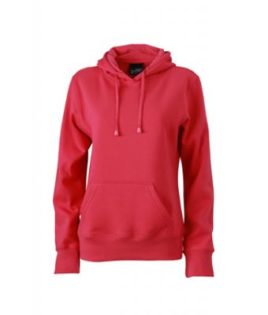 Damen Kapuzen Sweater - pink