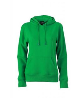 Damen Kapuzen Sweater - ferngreen