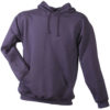 Kapuzenshirt Herren James Nicholson - aubergine