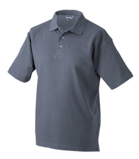 Polo-Pique Heavy - grey heather