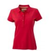 Werbetextilien Ladies Tight Fit Polo Vintage - red