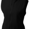 Ärmellose Fleecejacke Damen - black