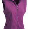 Ärmellose Fleecejacke Damen - purple