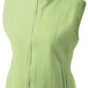 Ärmellose Fleecejacke Damen - lime green