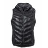 Ladies' Down Vest - black/grey