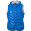 Ladies' Down Vest - blue/silver