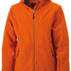 Wintersport Jacket Men James and Nicholson - dark orange