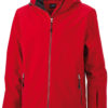 Wintersport Jacket Men James and Nicholson - red