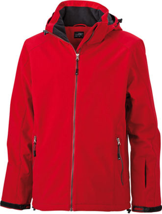 Wintersport Jacket Men James and Nicholson - red