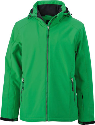 Wintersport Jacket Men James and Nicholson - green