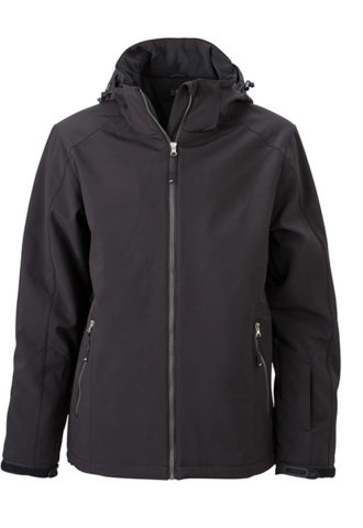 Wintersport Jacket Men James and Nicholson - black