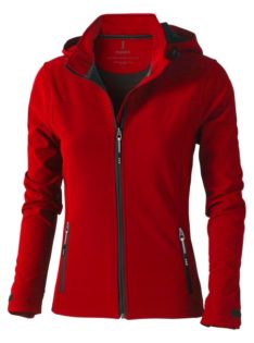 Damen Softshellacke Langley - Softshellsin rot