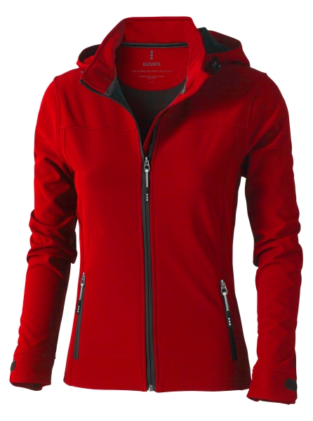 Damen Softshellacke Langley - Softshells<br>in rot Damen Softshellacke Langley - Softshellsin rot