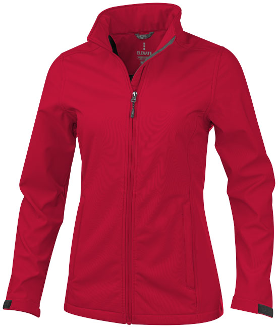 ELEVATE Maxson Damen Softshell Jacke - rot ELEVATE Maxson Damen Softshell Jacke - rot