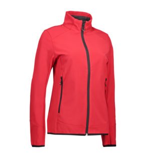 Identity Funktionelle Softshell Damenjacke - rot