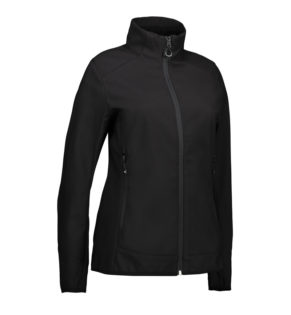 Identity Funktionelle Softshell Damenjacke - schwarz