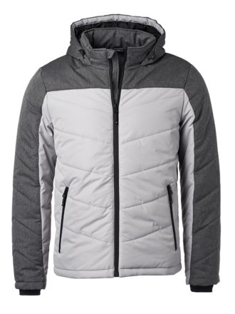 Men's Winter Jacket - silver/anthracite-melange