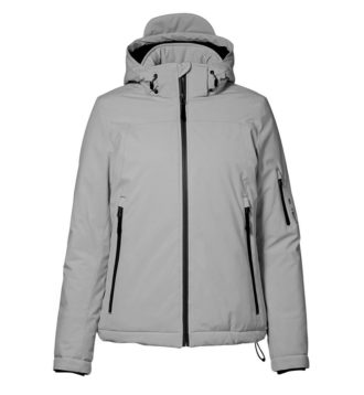 Identity Damen Winter Softshell Jacke - grau