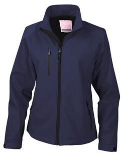 Womens Base Layer Soft Shell Jacket - navy