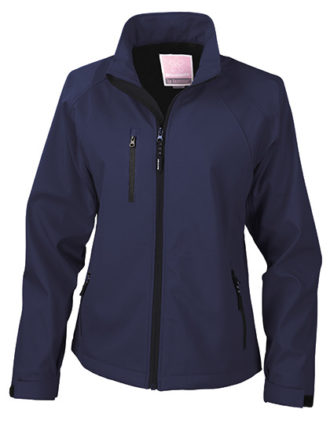 Womens Base Layer Soft Shell Jacket - navy