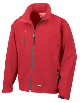 Mens Base Layer Soft Shell Result - red