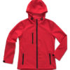 Active Women Softshell Hooded Jacket Stedman - red