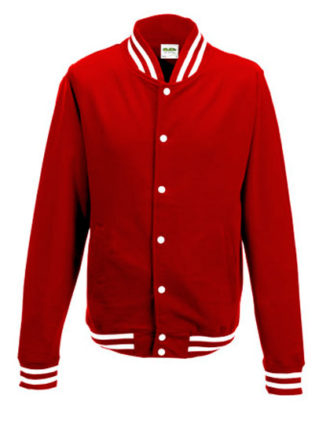 College Jacket Just Hoods - red