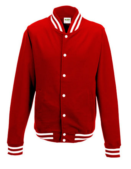 College Jacket Just Hoods - red College Jacket Just Hoods - red