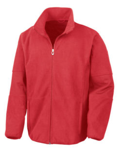 Osaka Combed Pile Soft Shell Jacket Result - red