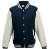 College Jacke bedrucken oder besticken - oxford navy white