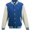 Varsity Jacket Just Hoods - royal/white