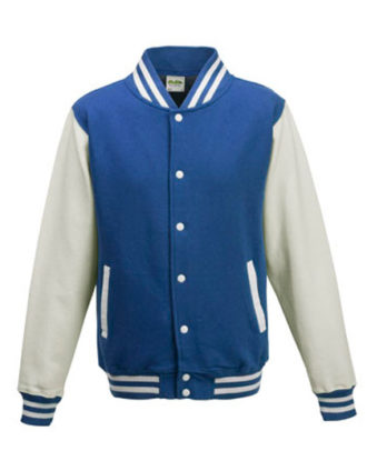 Varsity Jacket Just Hoods - royal/white