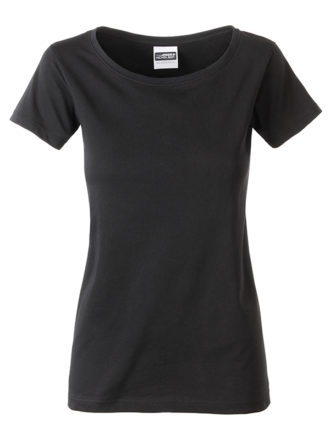 Ladies Basic T James & Nicholson - black