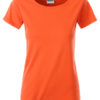 Ladies Basic T James & Nicholson - coral