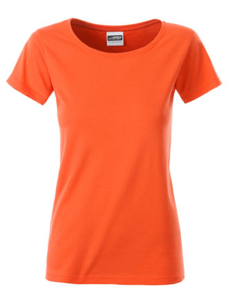 Ladies Basic T James & Nicholson - coral