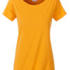 Ladies Basic T James & Nicholson - gold yellow