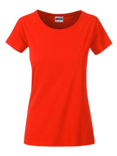 Ladies Basic T James & Nicholson - grenadine