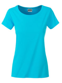 Ladies Basic T James & Nicholson - turquoise