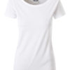 Ladies Basic T James & Nicholson - white