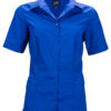 Ladies Business Shirt Short Sleeved James & Nicholson - royal