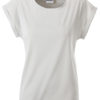 Ladies Casual T James & Nicholson - soft grey