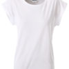 Ladies Casual T James & Nicholson - white